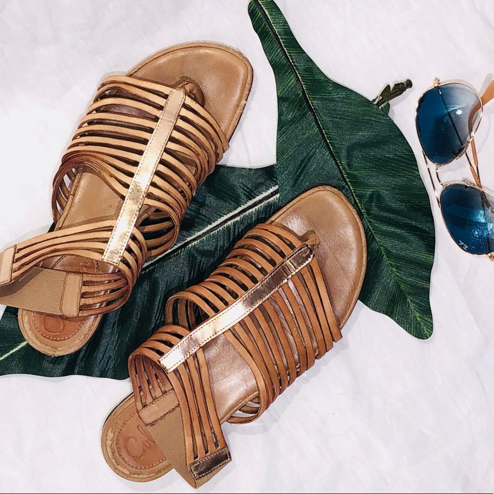 COLE HAAN GLADIATOR SANDALS - 7M